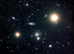 montón de galaxia de la Hidra