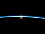 A atmosfera da Terra, vista pela estação espacial internacional