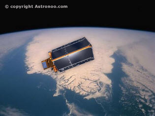 CryoSat-2 em cima da Gronelândia