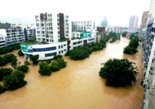China inundação