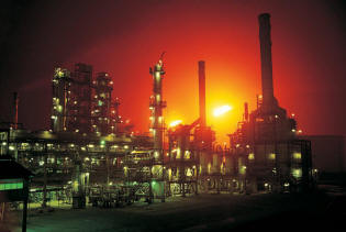refinaria de petróleo