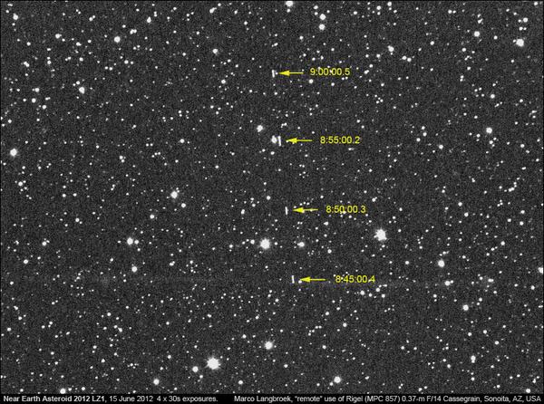 asteroid 2012 LZ1