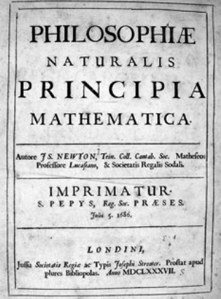 Newton, Philosophiae Naturalis Principia Mathematica