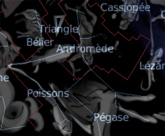 constelación de Andrómeda