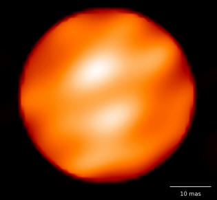 Manchas ou Betelgeuse Alpha Orionis