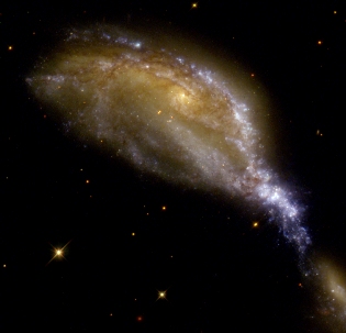 Colliding galaxy NGC 6745