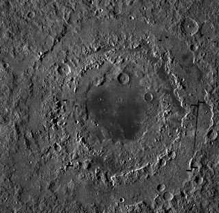 mare oriental on the Moon taken by LRO