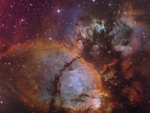 nebulas of heart and soul, IC 1805 and IC 1848, IC 1795