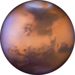 Mars : diamètre 6 796 km