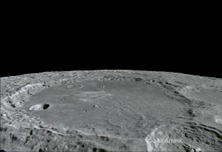 Cratère leibnitz de 250 km sur la Lune