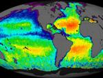 Nova imagem da salinidade do oceano