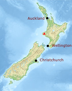 mont Tarawera Nouvelle Zélande