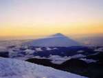 Chimborazo volcano in Ecuador, the highest mountain of the world
