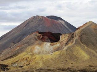 Ngauruhoe volcano, New Zealand North Island