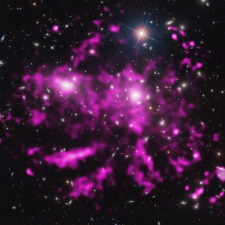 Coma, aglomerados de galáxias em raio-x
