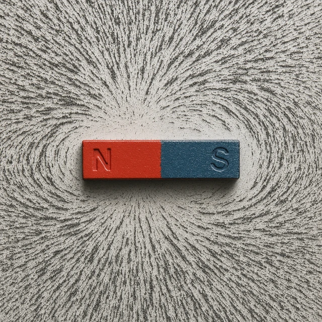 Champ magnétique autour d’un aimant