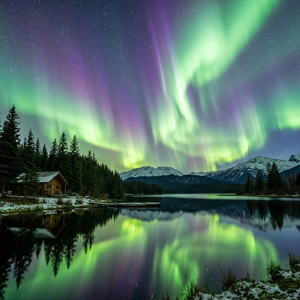 Aurore polaire Alaska