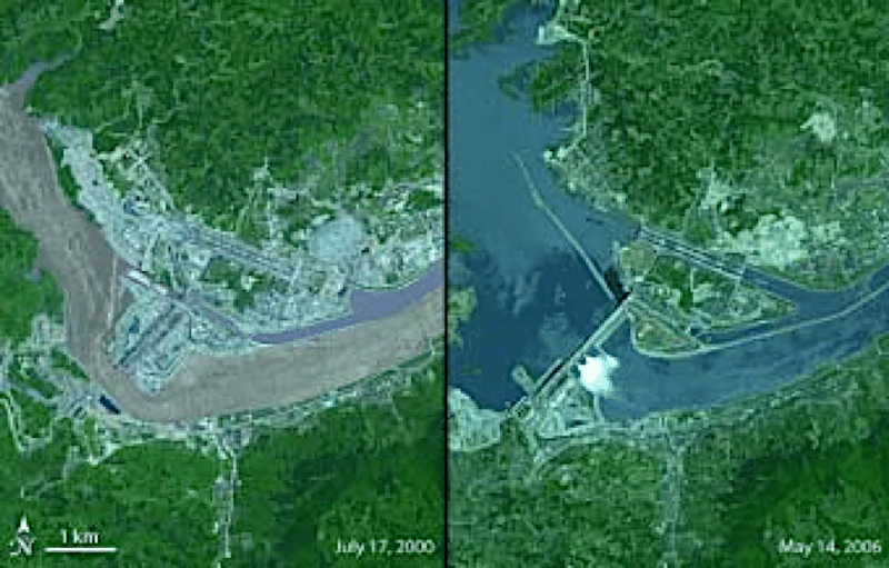 Three Gorges Dam and Day Length