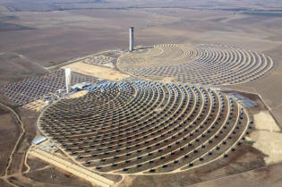 centrale solaire thermique PS 10 PS20 de Seville en Espagne