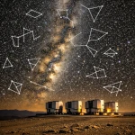 La carte du ciel nocturne dans les déserts d'altitude : des observatoires au sommet du monde