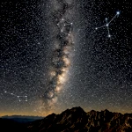 La carte du ciel nocturne sous l'équateur : constellations et objets célestes saison par saison