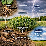 Le cycle de l'azote : de l'air à la vie 
