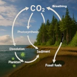 Le cycle du carbone : L'interaction harmonieuse des océans, des forêts et des sous-sols