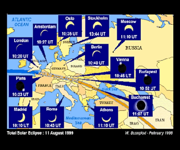 Total Solar Eclipse of August 11, 1999
