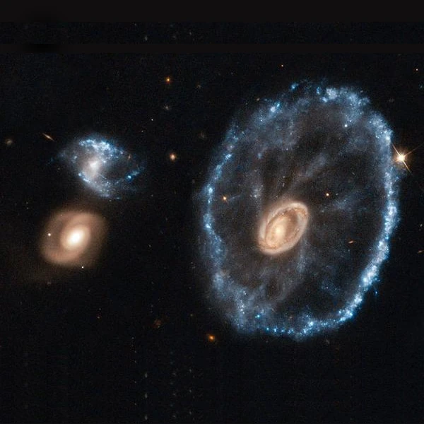 Cartwheel Galaxy observed by HST