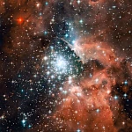 Nebula NGC 3603: One of the Largest Massive Star Factories