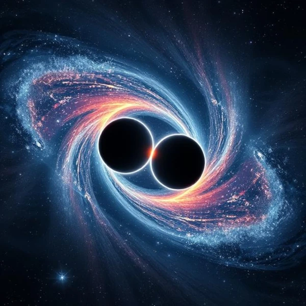 Gravitational waves created by the merger of two black holes