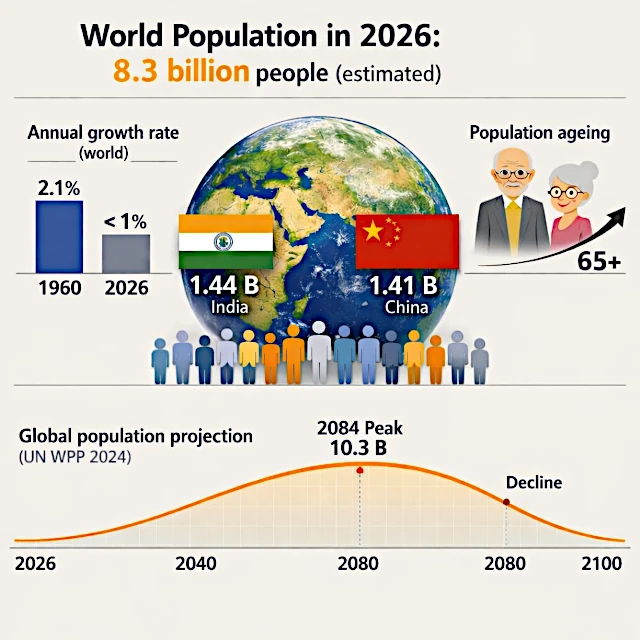 Población mundial 2026