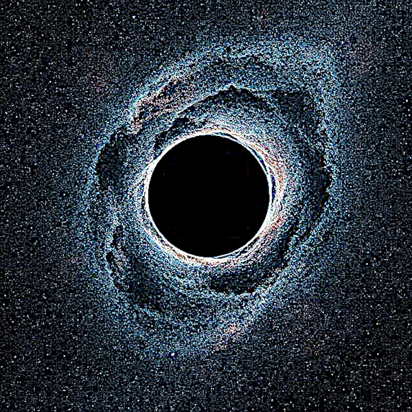 Illustration des trous noirs primordiaux
