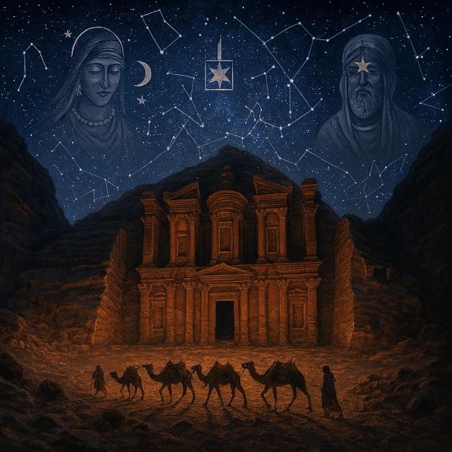 L'astronomie nabatéenne avec Pétra et caravanes sous les étoiles