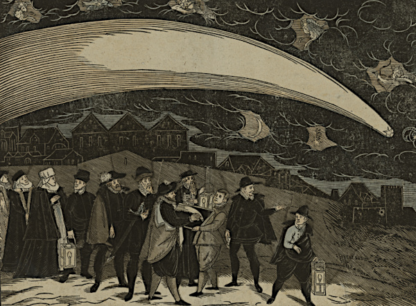 El gran cometa de 1577 destrozó las esferas de cristal