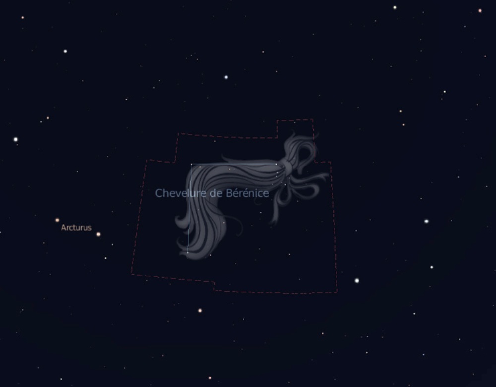 constellation de la chevelure de berenice