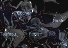 constelación de Perseo (perseus)