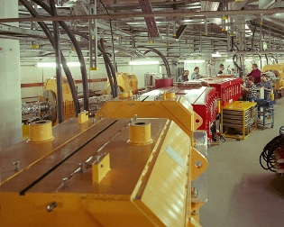 The heavy ion synchrotron SIS of GSI.