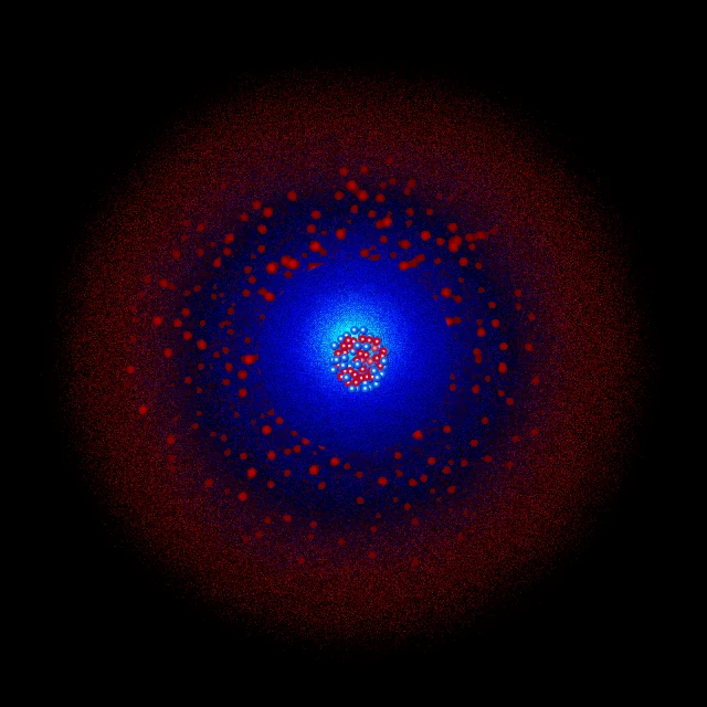 Modèle de l'atome de brome