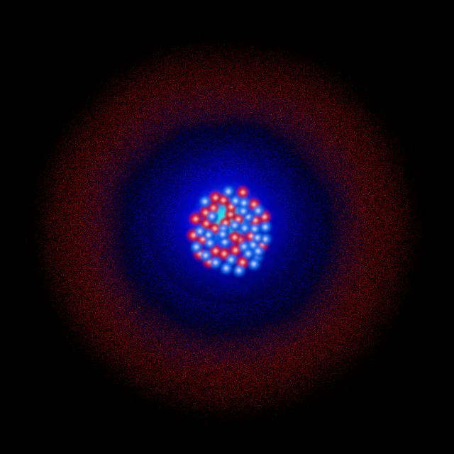 Modell des Kobaltatoms