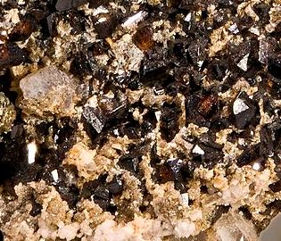 cassiterite, tin dioxide