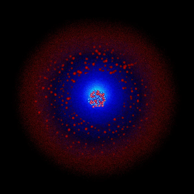 Modèle de l'atome d'iode