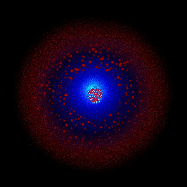Modèle de l'atome de krypton