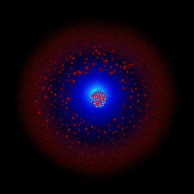 Modèle de l'atome de rubidium