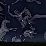 Céu de janeiro, constelação de Orion