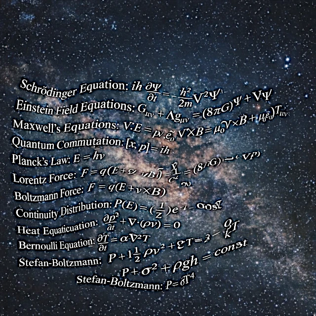 Die 50 grundlegenden Gleichungen, die das Universum beschreiben