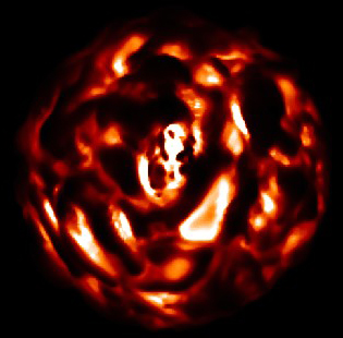 A supergigante vermelha Betelgeuse
