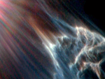Vents stellaires de la nébuleuse Mérope