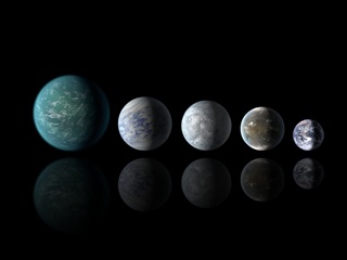 Kepler-62 exoplanetas en la zona habitable