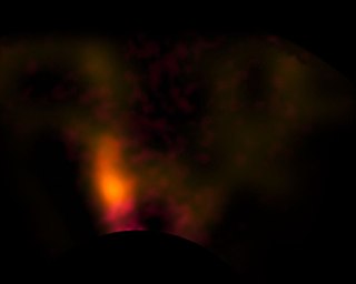 Protoplaneta alrededor de la estrella HD100546